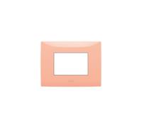 ABB Placca Chiara 3 moduli Arancione pastello 2CSK0312CH