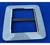 ABB 2CSY0802RLP Placca Piastra Plastica Rettangolare Grigio Freddo 4+4 moduli