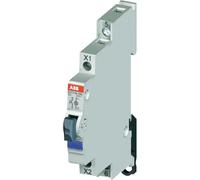 ABB E217-16-10D - Pulsante illuminato a LED, 1 contatto NO, 115-250 V c.a., 16 A,