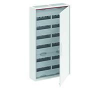 ABB Armadio secondario CA26V in acciaio per montaggio a superficie con anta, IP44, bianco, 16 x 55 x 95 cm (riferimento: 2CPX052187R999)