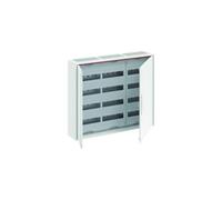 ABB Armadio secondario CA34V in acciaio per montaggio a superficie con anta, protezione IP44, bianco, 16 x 80 x 65 centimetri (2CPX052190R999)