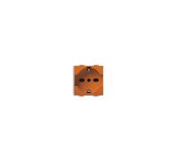 Abb chiara presa bivalente 2p t 16a p30p17 arancio 2csk1112ch
