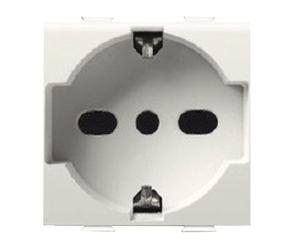 Abb Chiara presa schuko universale 10/16A 2CSK1109CH