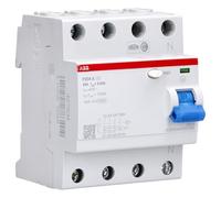Abb Interruttore Fi Rcd Corrente Guasto Salvavita F204A-25/0,03 25A 30mA 4 Poli
