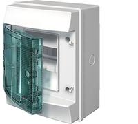 Centralino Abb a parete grigio 8 moduli con porta IP65 65P08X12