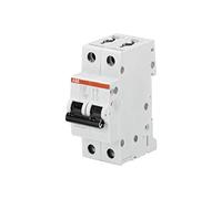 ABB S202 C 2 INTERRUTTORE AUTOMATICO 6KA 2P, white