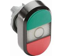 ABB Doppio Pulsante 1SFA611131R1102 MPD2-11G Illuminato, Plastica, per Distri...