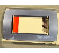 Abb 2cse0431sfp elos placca soft tecnopolimero 4 moduli blu mediterraneo