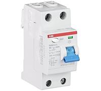 ABB F202 A 16A 10MA INTERR.DIFFERENZ. PURO 2P, White