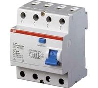 ABB F204A-6305 - Interruttore differenziale, tipo A, 63 A, 500 mA, 4 poli