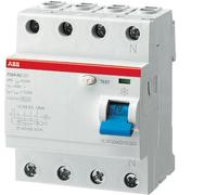 ABB F204 AC 25A 300MA INTERRUTTORE DIFFERENZIALE MODULARE PURO F427818