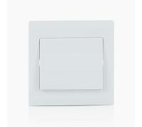 ABB Inora - Interruttore a 1 banda, interruttore 10 AX, unipolare, design senza tempo per casa e lavoro, colore: bianco, sicuro, affidabile e funzionale