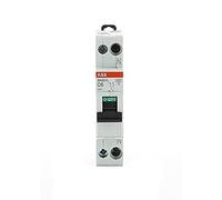 ABB Interruttore Automatico Magnetotermico 1P+N 4,5 Ka Curva C 1 Modulo Din SN201LC6 6 Ampere