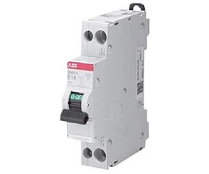 ABB Interruttore di protezione a 1 polo+N SN201L B 16 A 6 kA - Protezione da sovraccarico e cortocircuito, conforme a IEC/EN 60898-1