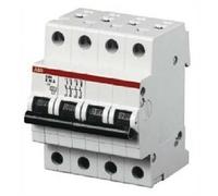 ABB INTERRUTTORE MAGNETOTERMICO 4P 63A 6KA S 204-C63 2CDS254001R0634
