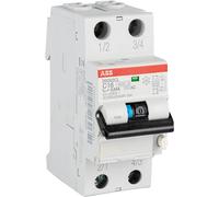 Abb INTERRUTTORE MAGNETOTERMICO DIFFERENZIALE 2P PROTETTI 16A 4,5 kA CURVA C 0,03A
