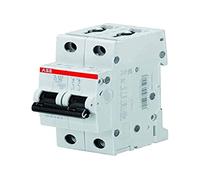 ABB S598460 INTERRUTTORE AUTOMATICO MODULARE 10A 2 POLI S202L C10 4,5KA