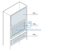 ABB PC1800 L,M,K-PANNELLO CIECO 36DIN L=800 H=100