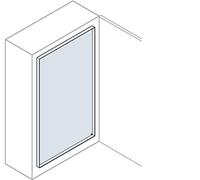 Abb Piastra di Fondo Metallo-Taglia 1, White