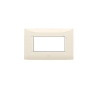 Abb Placca 4 Moduli, Colore Sabbia