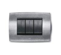 ABB PLACCA SOFT METALLO 3MODULI ZAMA NATURALE 2CSE0352SFZ