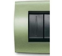 ABB PLACCA Soft Metallo 6 Moduli Verde Lago 2CSE0640SFZ