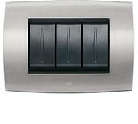 Abb Placca Soft Tecn. 3M, Grigio Vulcano