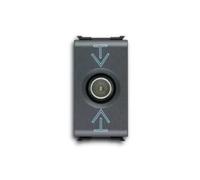 ABB ELOS PRESA TV/SAT PASSANTE CONNETTORE MASCHIO5DB 2CSE1138EL