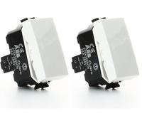 ABB Pulsante unipolare NA, 16A (Confezione da 2)