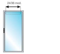 Abb pv1824 porta vetro x str 1800x800mm 24mod (hxl)