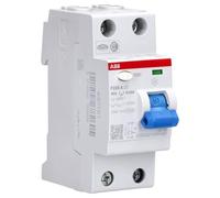 ABB RCD - Interruttore differenziale salvavita, bipolare, da 40 A, corrente differenziale 0,03 A