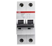 Interruttore magnetotermico ABB 2P 10A 10KA C 2M S202M S550284