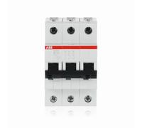 ABB S203 B32 INTERRUTTORE AUTOMATICO 6KA 3P, White | Caratteristica B: capacità di commutazione di 6 kA, montaggio su binario ad anello, qualità industriale affidabile