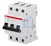 ABB S203-C6 - Leitungsschutzschalter, Char. C, 6 A, 3 polig