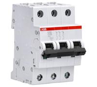 Abb S203 C25 Interruttore Automatico 6Ka 3P, White