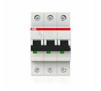 ABB S203 C32 INTERRUTTORE AUTOMATICO 6KA 3P, White | Caratteristica C - Capacità di commutazione 6 kA - Montaggio a binario - Qualità industriale affidabile - 2CDS253001R0324