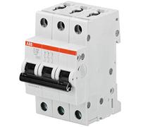 ABB Interruttore automatico S203 D16 – 3 poli, 16 A, 6 kA, IP20