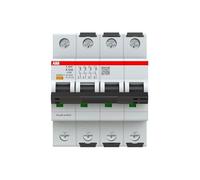 ABB S300P - Interruttore di circuito tipo K, polo 4 63 A, 415 V, capacità di spegnimento 25 kA, sistema Pro M Compact