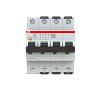 ABB S300P Interruttore di circuito tipo Z, Pol 4 2A 415V, capacità di spegnimento 100 kA System Pro M Compact