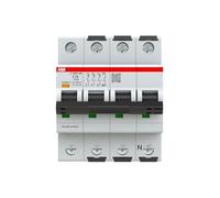 ABB S300P - Interruttore di circuito tipo Z, polo 3 + N 2 A, 415 V, capacità di spegnimento 100 kA, sistema Pro M Compact
