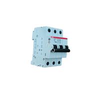 Abb s550390 s203m interruttore automatico magnetotermico 3p 3a 10ka c