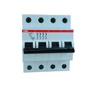 Abb s598620 s204 l interruttore automatico magnetotermico 4p 6a 4,5ka curva c