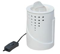 ABB4US | Scaldacandele a LED | Diffusore di oli essenziali | Lampada da notte | Decorazione per la casa | Per cera, candela e olio | Include confezione di cera profumata | Bianco