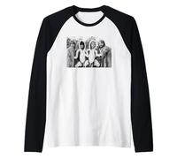 Abba A Natale Super Trouper 1980 Maglia con Maniche Raglan