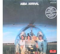 Abba - ABBA / ARRIVAL / Copertina illustrata con inserto di testo illustrato / 1976 / Polydor # 2344 058 / Pressione tedesca / 12" LP in vinile a lunga durata / con adesivo frontale INCLUDING THEIR