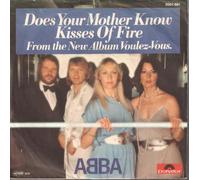 Abba - Does Your Mother Know / Kisses of Fire (7" Vinyl Single)