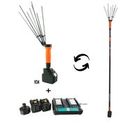 Abbacchiatore Batteria Olive Jolly V34 Asta Telescopica cm.170-310 Alimentazione