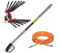 Abbacchiatore Pneumatico Lisam V8 Turbo con Asta Tel. mt. 1,45-2,25