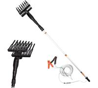 Abbacchiatore Scuotitore Elettrico Telescopico per Olive 12V 400W Fino a 1000 Battiti al Minuto, Leggero ed Ergonomico, Completo di Cavi e Morsetti per Batteria