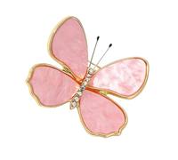 Abbagliante accessorio metallico a forma di farfalla, design a forma di ala multistrato, adatto per abbinamenti di abiti, accessori per gioielli a farfalla, Misura unica, come descritto